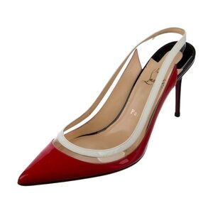 CHRISTIAN LOUBOUTIN Slingback patent pumps sz 39